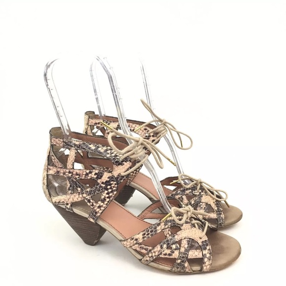 Bacio 61 Boho Chic Trono Caged Lace Up Sandals - Picture 2 of 6